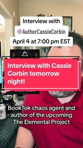 #CapCut Cassie’s an absolute delight, even if she does have a minor penchant for destruction. #writertok #BookTok #authorinterview #authorinterviews #cassiecorbin #theelementalproject 