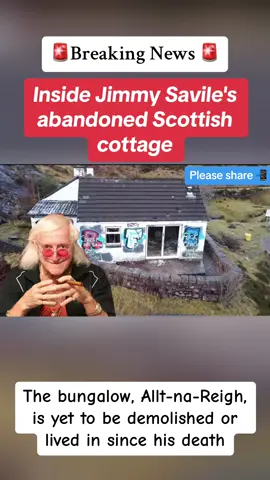 Inside Jimmy Savile's abandoned Scottish cottage #CapCut #breakingnews #news #abandoned #creepy #uktv #uknews #uktiktok 