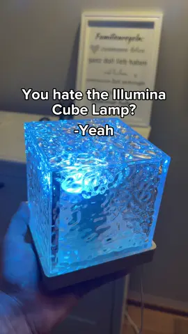 Bring another mood into your room #light #lamp #relax #anxiety #illuminacube #tiktokmademebuyit 