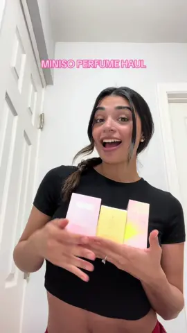 Gonna be wearing these all the time!@MINISO United States @Miniso Official #minisoperfumes #foryoupage #fyp #trending #viral #viraltok #haul #haultok #perfume #perfumetiktok #spring #Summer 