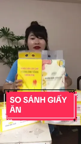 Clip review giấy ăn Top Gia và giấy ăn Bông Sen Vàng, chọn cái nào ce biết r đấy #giayan #giayvesinh #giayruttreotuong #giayrut #meconsoireview #trend 
