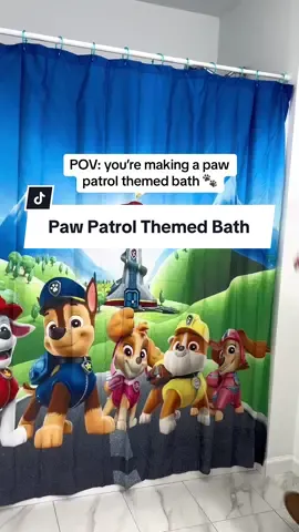 Let’s make a paw patrol themed bath for my little boy with me 🐾 🫧🛁 ***Comment paws and i will send you the links to shop