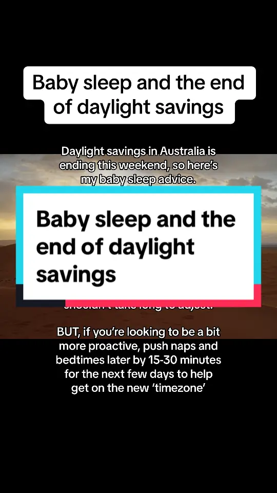 Don’t panic if you haven’t been proactive in getting ready for the end of daylight savings. I never am 😂. You can still start shifting your baby’s nap and bedtimes, or just roll with it like I do. Bye bye Summer 😭#babysleep #babysleeptips #sleepconsultant #sleeptrainingbaby #daylightsavings 