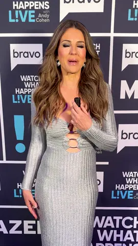 #StrictlyConfidental star Elizabeth Hurley shares some of her favorite moments from working on her son Damian Hurley’s directorial debut! Don’t miss #WWHL tonight at 10:15/9:15c for more! ✨