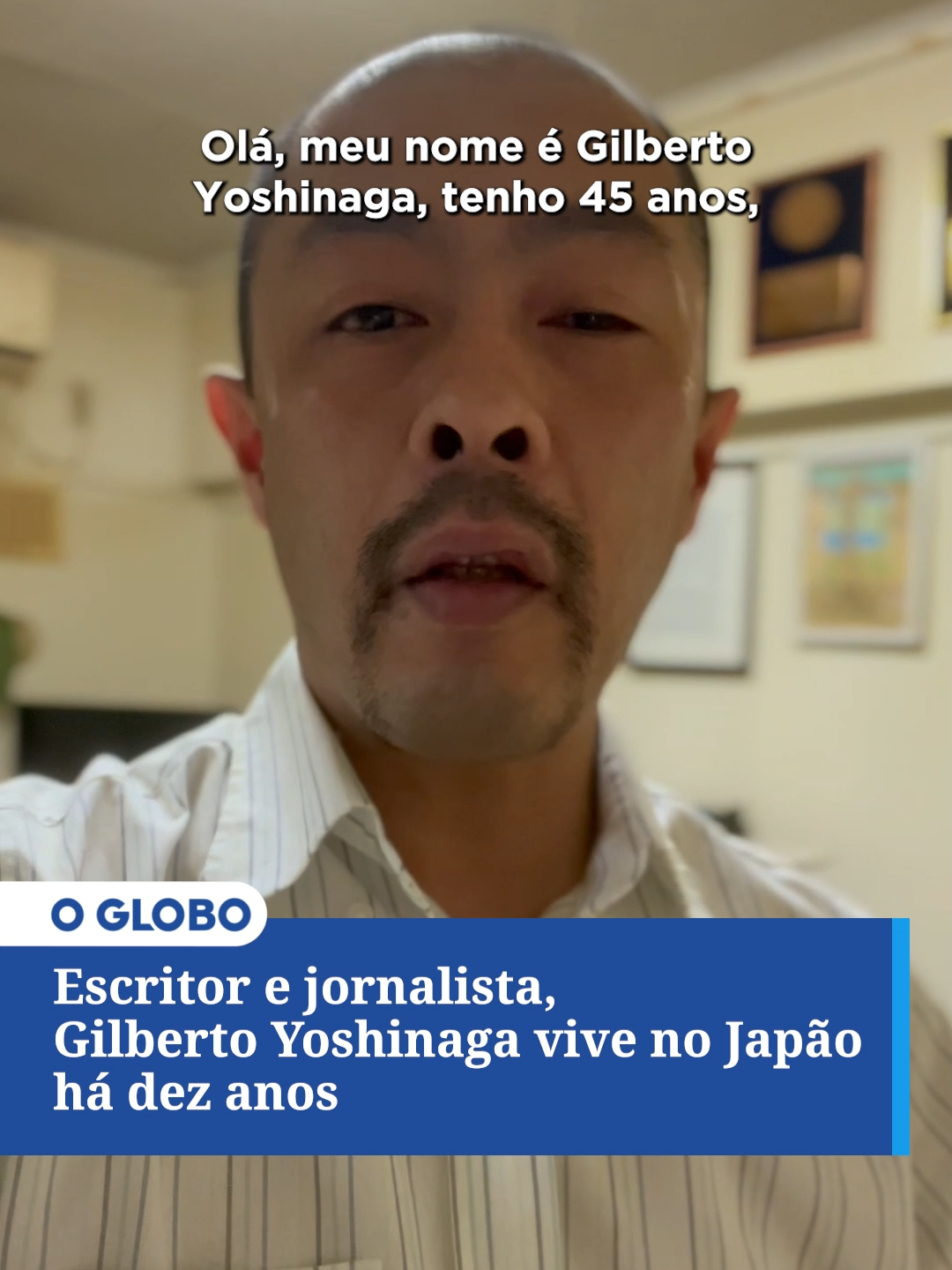 EXPATRIADOS DO BRASIL | Escritor e jornalista, Gilberto Yoshinaga vive no Japão há dez anos entre idas e vindas ao Brasil Brasileiro está finalizando seu quinto livro, onde conta a história da comunidade na Terra do Sol Nascente. #Expatriados #JornalOGlobo #Tiktoknews #Tiktoknotícias