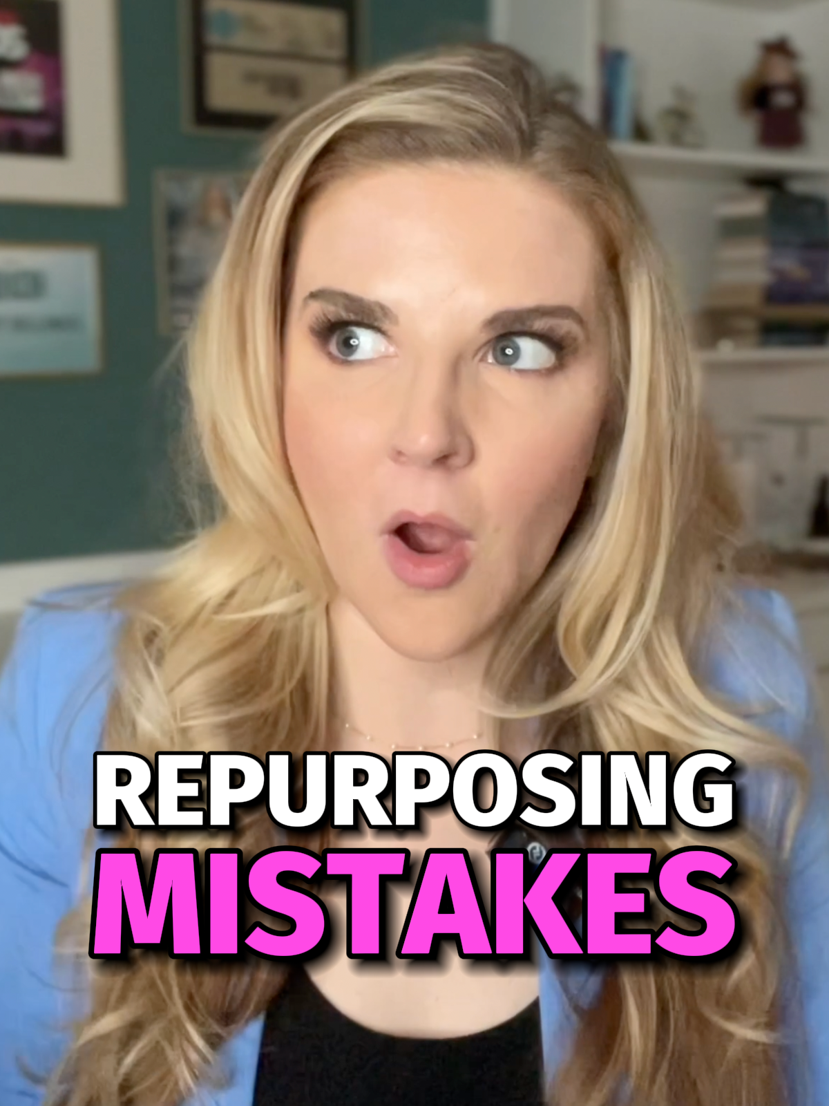 A lot of speakers, authors, and entrepreneurs have speaking and podcast footage that they'd like to use for social media content. But most of the time, I see people repurposing content ❌wrong❌.  Most people start their footage with a story... which works when you're on a podcast or on stage (because you have a captive listener). When scrolling through social media, you don't have that luxury.  So instead, you want to hook them at the beginning with what they can expect to get out of the video, so they understand why they're listening to your story.  #tiktokforbusiness #socialmediaforbusiness #entrepreneurship #fyp