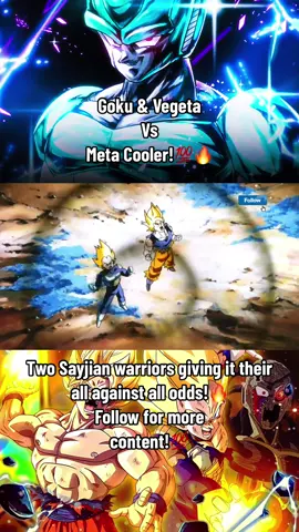 Goku & Vegeta Vs Meta Cooler!💯🔥 Two Sayjian warriors giving it their all against all odds!🔥 Follow for more content!💯 #dragonball #dragonballz #dragonballgt #dragonballsuper #dragonballsuperheroes #dragonballdaima #akiratoriyama #goku #vegeta #cooler #metacooler #anime #animeedit #animetikok #fyp #fypシ゚viral #fypツ #viral #viralvideo #viralvideos #viraltiktok 