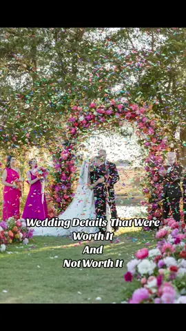 Wedding Details that were worth it and not worth it. #wedding #weddingtiktok #bride #weddingplanningtips #fyp #foryoupage #roundtop #brenham Worth It: 1. Hire @PenWeddings we watch our video every anniversary they captured who we are and who are families are so well. They are incredible storytellers. 2. Write down 3 things you want your wedding to be or 3 of the most important elements have your fiance do the same. Super helpful to go back to this when planning. 3. Dont forget the big picture have fun, and if you want something crazy like a ferris wheel DO IT! Things that weren’t worth it 1. Overly artsy shots that were time consuming, missed out on candid moments 2. Spent an hour wrangling relatives for formal photos while the golden hour light dwindled, would have rather used the time to get couple shots and more candid family shots!
