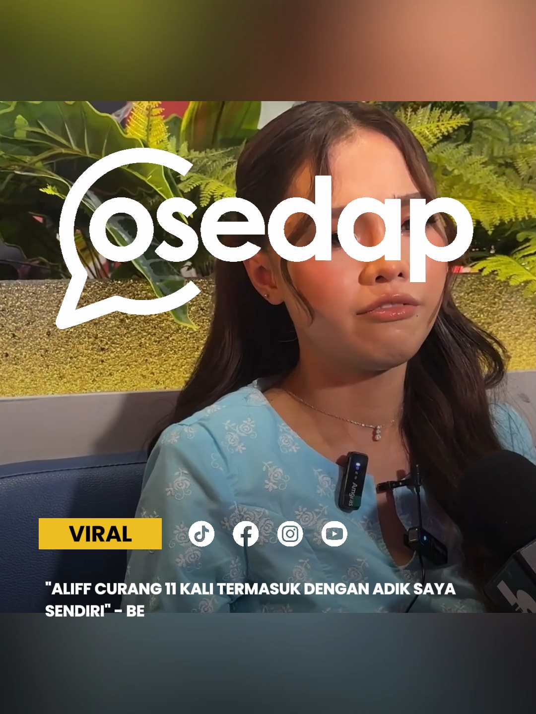 “Aliff Curang 11 Kali Termasuk Dengan Adik Saya Sendiri” – Bella Astillah Jom baca artikel penuh di website Osedap! Tekan link dekat bio sekarang! Sumber : mStar Online Malaysia | YouTube Untuk kredit atau apa2 berkaitan kontent, boleh terus DM ye 🥰 #osedapdotcom #viraltiktok #foryoupage #bellaastillah #aliffaziz #lakicurangdenganadikipar