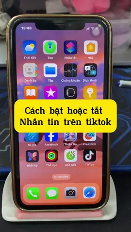 Cách bật hoặc tắt nhắn tin trên tiktok #LearnOnTikTok #xemngaymeohay #thanhcongnghe #onganbinhtan #xuhuong 