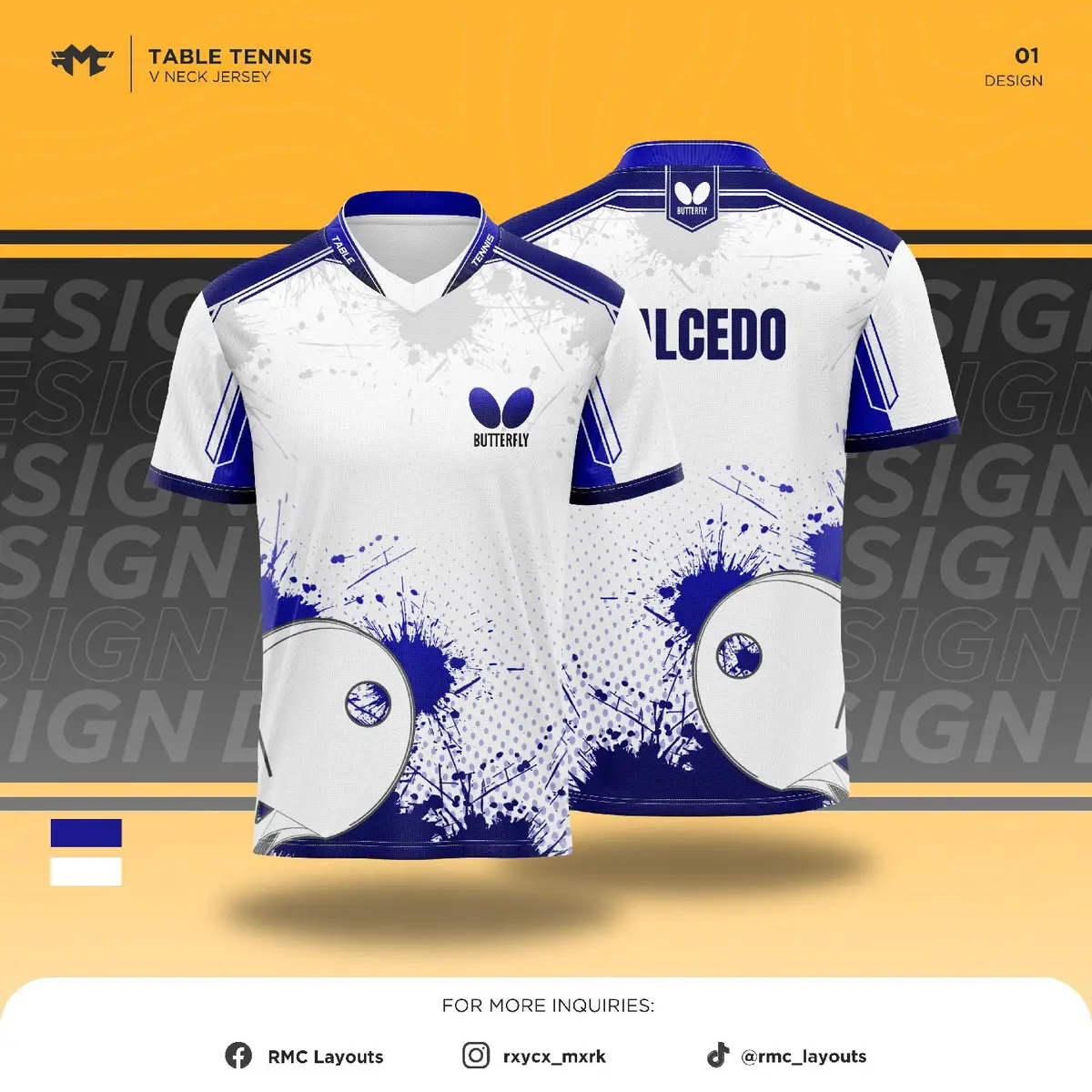T Shirt Jersey Design for Table Tennis. Follow for more incoming designs. For more inquires 📙: RMC Layouts 📷: rxycx_mxrk #graphicdesign  #jerseydesign  #designer 
