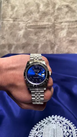 Oceanic blue dial 🌊🌊 DM me on instagram 🙏 #luxury #dubai #arabic #seikomod #datejust #datejust #watch #Ramadan #london #watches #silver #fy #blue 
