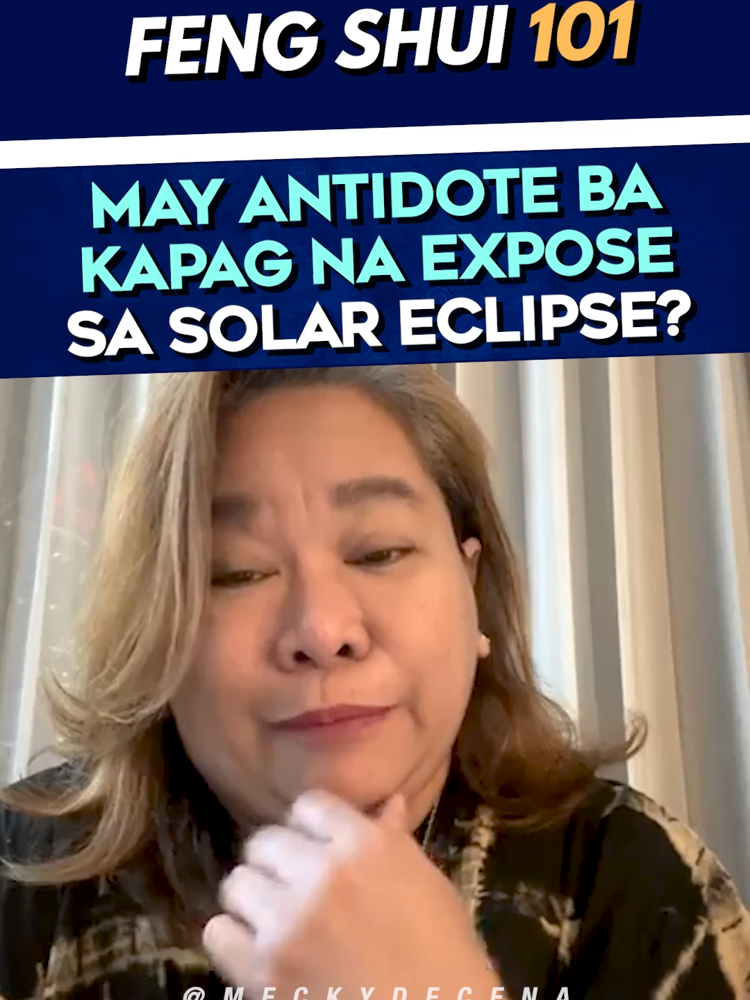 May antidote ba kapag na expose sa solar eclipse? #solareclipse #eclipse #solareclipse2024 #fengshui  #fengshuitips  #ready2024withMGD  #fengshui101withMGD  #meckyourmove  #meckydecena  #meckyknows  #hofsmanila  #hofs  #fyp  #trendingnow  #trending  #motivational  #lifecoach  #goal