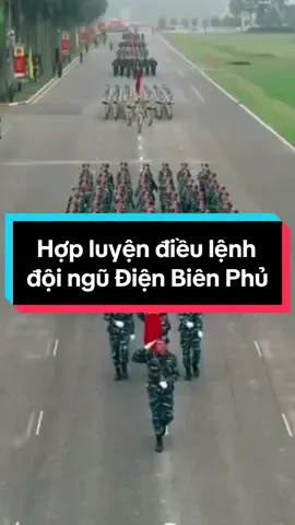 Hợp luyện đội ngũ các khối diễu binh diễu hành #bodoi #cscđ #capcut #bộđộicụhồ #dienbienphu 
