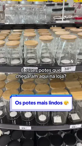 Eu tô apaixonada por esses potes 😮‍💨 Chegou variedade de tamanhos dos potes de vidro com tampa em bambu que são um grande sucesso. Vem pra #Havan garantir o seu ou manda esse vídeo como indireta pra alguém te dar de presente 😉💅🏼 #temnahavan #potes 
