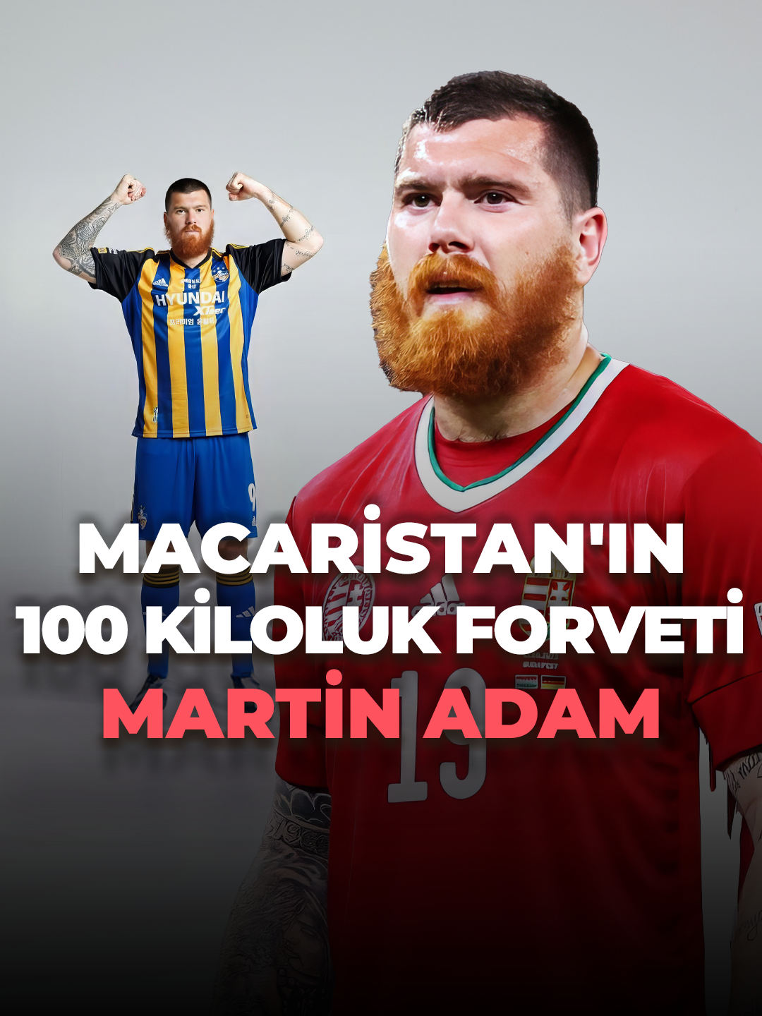 🇭🇺 Macaristan'ın 100 kiloluk golcüsü: Martin Adam. #gdhspor #adammartin #ulsanhyundai #macaristan