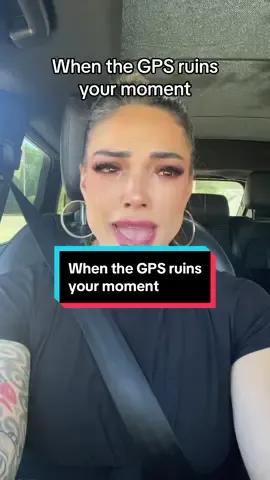 When the GPS ruins your moment🤭 Follow me on IG: @followherfitness  #gps #celinedion #singing #carconcert #carsinging #funny #viral #comedy #humor 