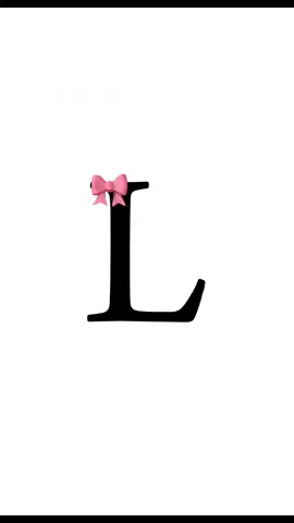 chu L #letter #alphabet #♡ #L #fyp