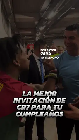 La mejor invitación de CR7 para tu cumpleaños🐐 #fyp #fypシ #cr7 #cristianoronaldo #invitaciones #cumpleaños #invitaciondigital #invitacionescreativas 