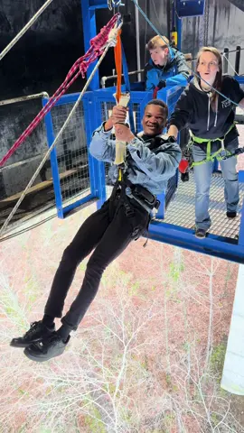 We convinced @Abdulwanders to try the highland swing… #highlandflingbungee #highlandswing #adrenaline #Scotland 