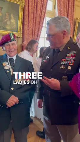 General Milley, former Chairman of the Joint Chiefs, visits with British WWII Veteran Jim Kelly and American Veteran Reid Clanton in Normandy #dday #NormandyTrip #WW2History #NormandyInvasion #DdayAnniversary #WW2Travel #NormandyBeaches #DdayLandings #WW2Normandy #NormandyTour #DdayMemorial #WW2Sites #NormandyHistory #Dday75 #WW2Traveler #NormandyBattlefields #DdayTour #WW2Remembrance #NormandyExperience #DdayHistory #omahabeach #dday79 #britishhero #britishveteran #WWIIBritishArmy #BandofBrothers #N4OH #walkamongheroes #greatestgeneration #dday80 