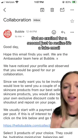 I did apply to be a bubble ambassador though! @Bubble Skincare #fyp #fypシ #makeup #contentcreator #bubble #bubbleskincare #skincare #greenscreen 