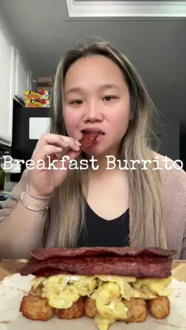 It’s national burrito day 🌯  #breakfast #food #Foodie #review #cook #mukbang #asmr #burrito #national #Home #fyp 
