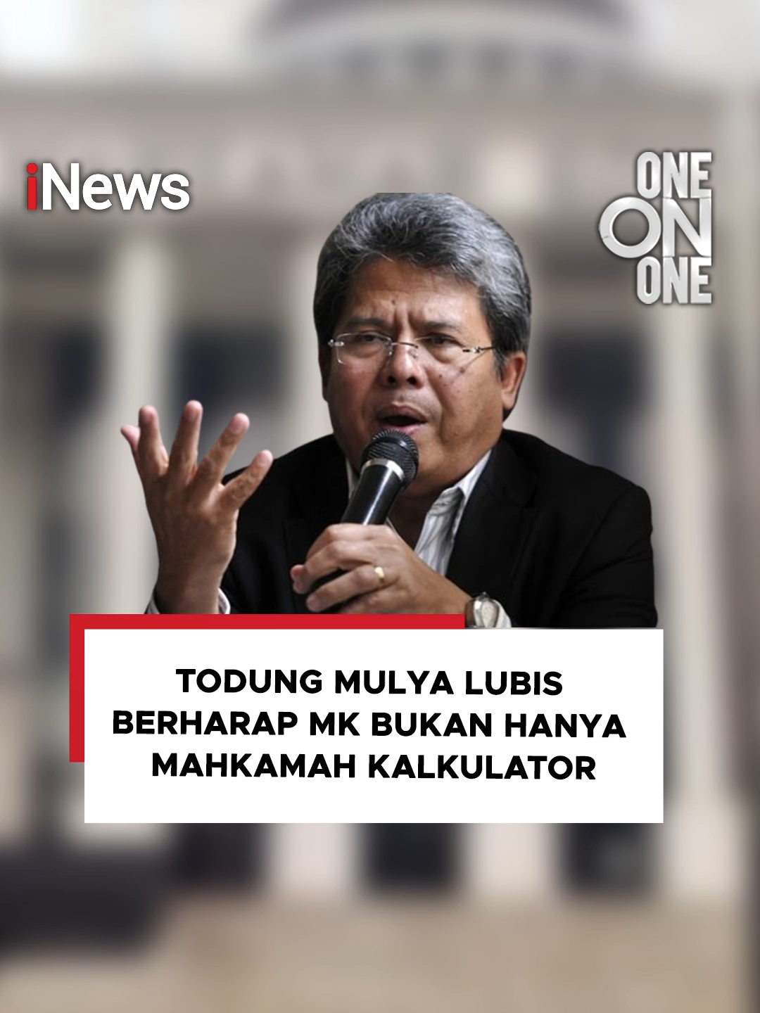 Tim Kuasa Hukum Ganjar-Mahfud, Todung Mulya Lubis berharap bahwa MK bisa memberikan putusan untuk mengakhiri sengketa pemilu 2024 ini. Menurutnya, kewenangan MK bukan hanya menghitung perolehan suara tetapi juga dapat memberikan putusan dalam perspektif yang luas. Saksikan One On One malam ini pukul 19.00 WIB hanya di @sindonewstv #SindoNews #MK #PHPU #SidangPerselisihanPemilu #TodungMulyaLubis #Pemilu2024