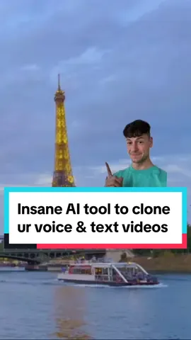 This is the future 🤯 An insane AI tool that clones your voice, generate video from text and then uses your voice at the voiceover #ai #aitools #videography #videoediting #aiwebsites