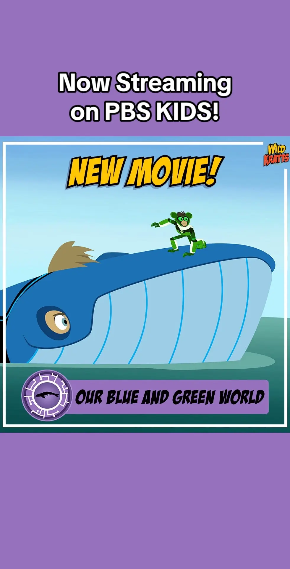 🚨 SEASON 7 UPDATE: 🚨  4 brand-new Wild Kratts Creature Adventures are out now on PBS KIDS! 🐳 