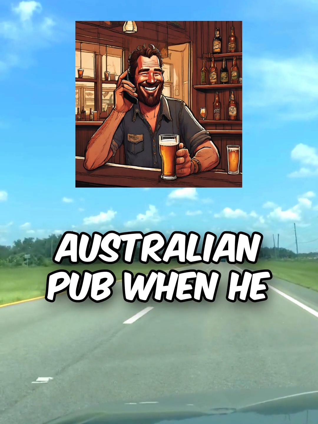 TODAY'S FUNNIEST JOKE 🤣 He's drinking in a West Australian Pub when...... #ajokeaday #jokes #funnyjokes