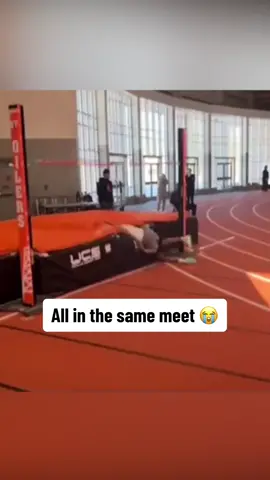The cameraman’s reaction 😂 (via @Keandre Marlow) #trackandfield #highjump #fail #funny 