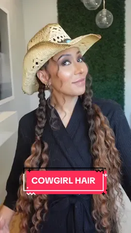 Cowgirl hair part II ✨ #blackgirlmagic #blackgirltiktok #hair #hairstyle #hairstyletutorial #blackgirlhair #hairtok #hairtransformation #braid #braids #cowboycarter 