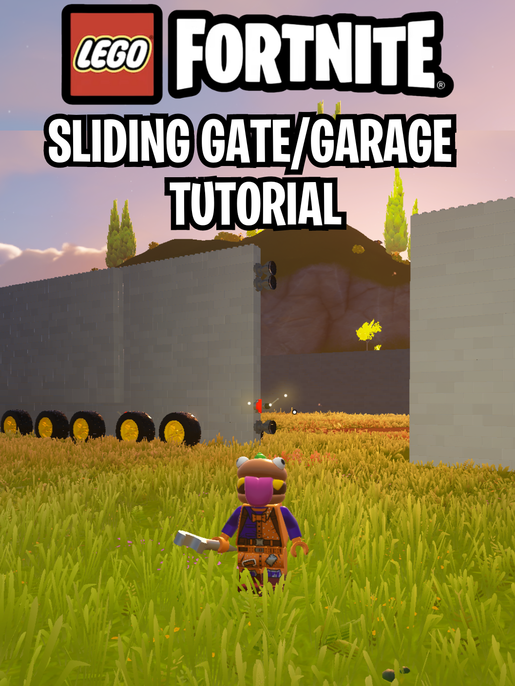 Sliding Garage/Gate Tutorial for LEGO FORTNITE! #legofortnite #legofortniteclips #legofortnitetips #legofortnitetutorial How to build a sliding garage door in LEGO FORTNITE.