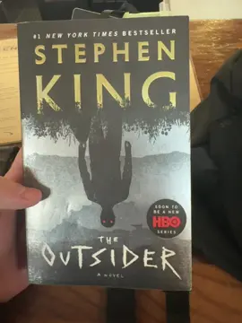 My current read #stephenking #Theoutsider #books #book #horrorbook #horror 