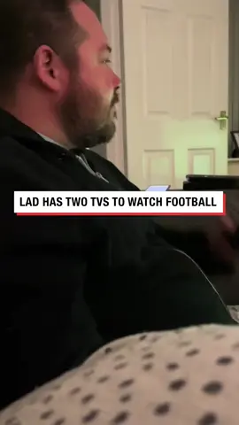 You can't argue with his logic 🤣 🎥 @mr_rov_and_mrs_rov_to_be #football #tv #husband #logic #ladbible #fyp #trending
