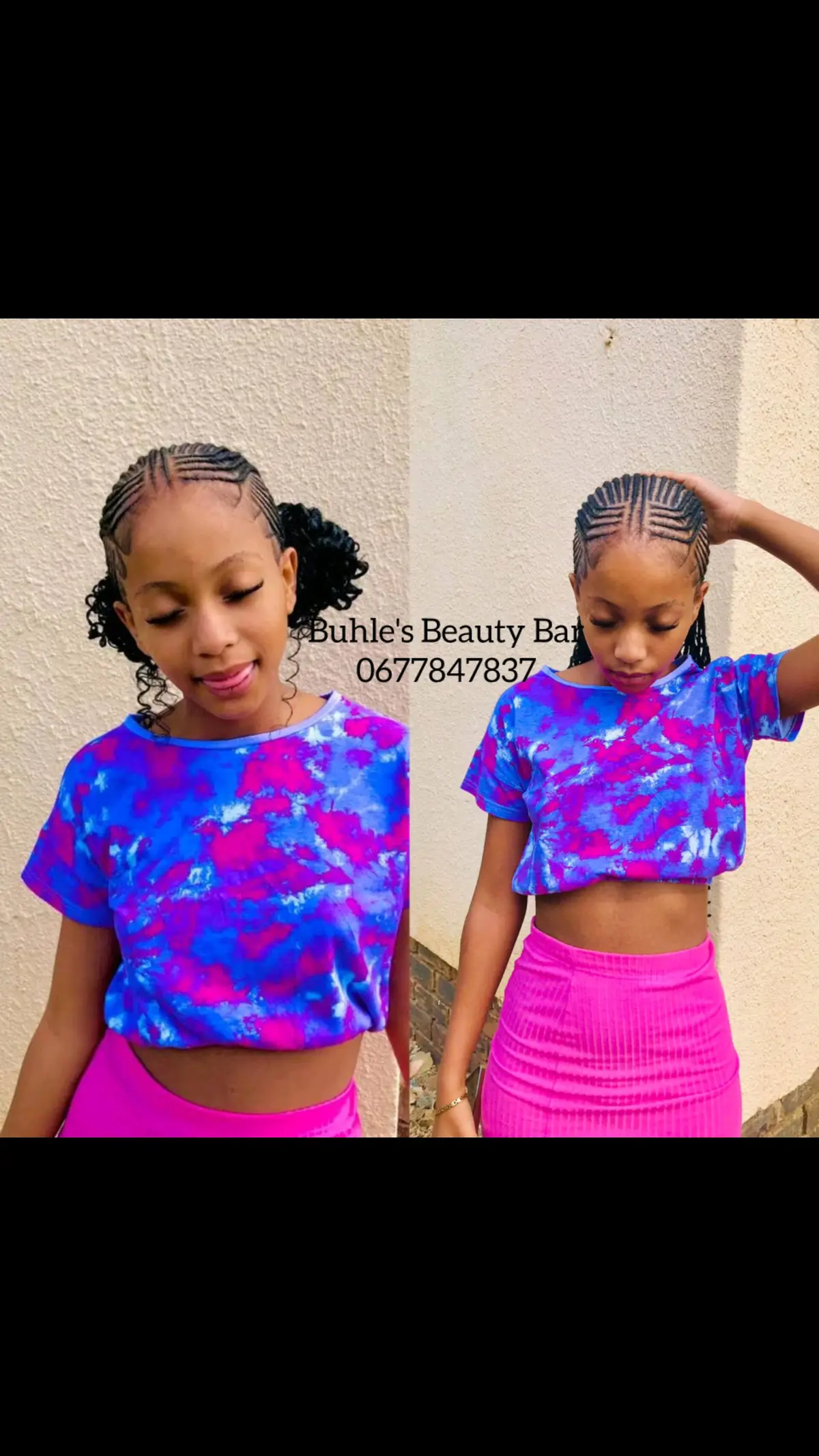 #tribalbraids #braids #straightbackbraids  R350 including hairpiece and eyelashes 