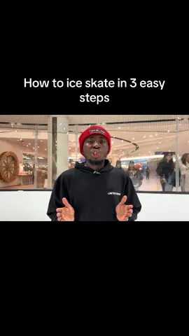 TUTORIAL ON HOW TO ICE SKATE IN 3 EASY STEPS #niklaus_prosper #iceskatingtiktok #IceSkating #freestyleskating #skating #figureskating #hockey #tutorial 