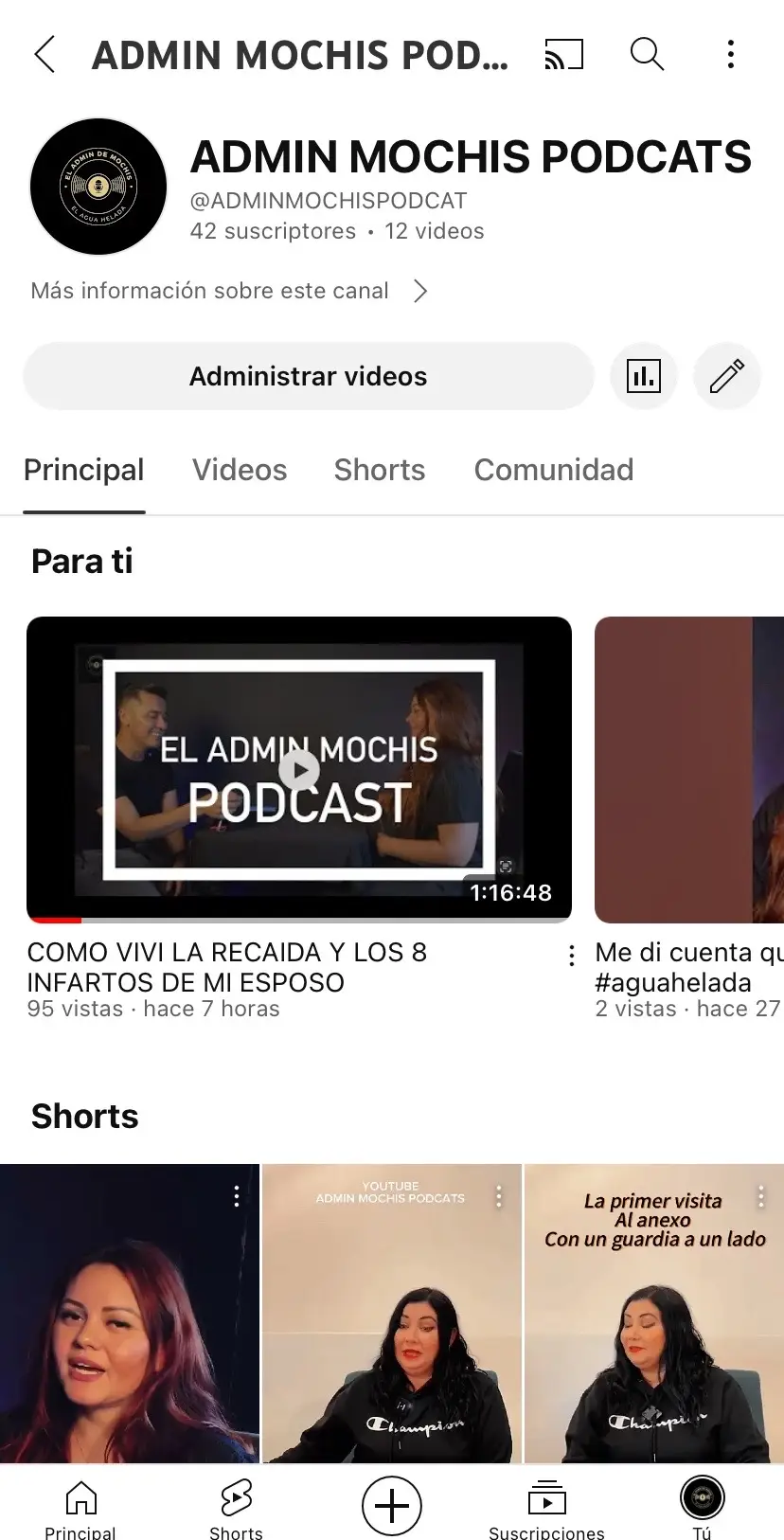 Espidios completos en el admin mochis podcats Youtube 