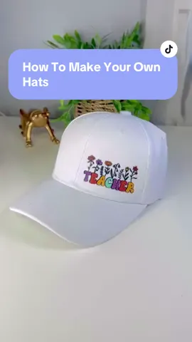 How to make your own custom hat designs with HTVRONT heatpress. I am sublimating these blank hats and made a gift for my sons teacher for teacher appreciation week thats coming soon and a hat with my small business logo. Also, on HTVRONTs site if you use their coupon code: HAT4FANS you can save $10 from 04/08 - 04/22 2024 #diycrafts #hatheatpress #sublimation #sublimationtutorials #sublimationforbeginners #sublimationblanks #sublimationpaper #howtotiktok #hat #teacherapprecation #teacherapprecationweek #teachergifts #teachergiftideas 
