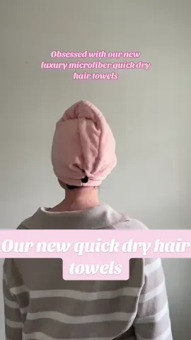 PROTECT YOUR HAIR 👏🏻  Our new turban quick dry hair towels are made from the softest and thickest microfiber material and protect your hair before you style. Their super absorbent material attracts moisture which means you dont need to use excessive heat on your hair to dry 👏🏻  #haircare #SmallBusiness #hairhealth #ecommercebusiness 
