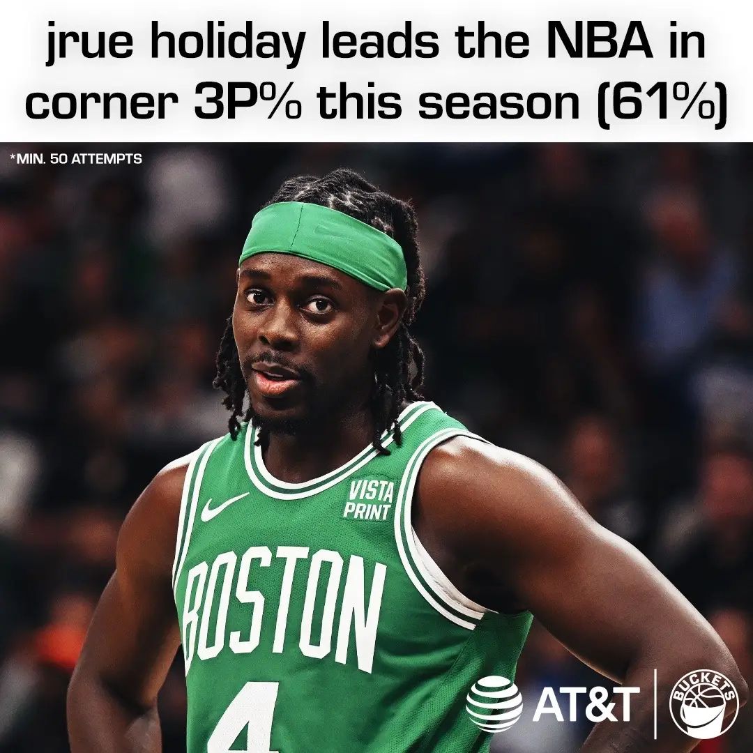 better hope ur team doesn’t leave jrue holiday open in the corner @AT&T  