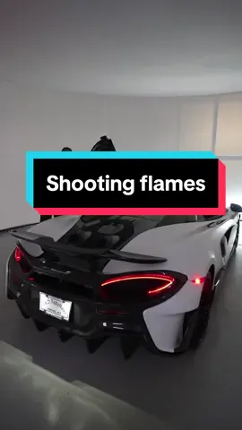 Shes ready to go. Flame on. Flames on a mclaren 600LT. Doing what this car was ment to do. Fire breathing dragon 600LT #mclaren #600LT #flames #dragonball @Has Car Buyer @Jean 