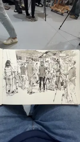 #drawing #art #sketchbook #fountainpen #penandink #paulheaston #urbansketchers #fudepen 