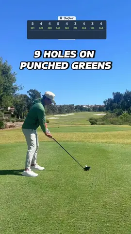 Do punched greens really affect your game that much?? 