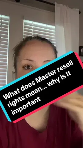 What does it mean to own a digital product with thevMaster resell rights?  Why is it important… #masterresellrights #digitalmarketingforbeginners #digitalmarketingcourses #digitalmarketingcourse #sidehustleforbeginners #digitalcourses 
