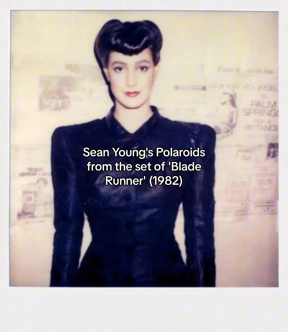 Sean Young's Polaroids from the set of 'Blade Runner' (1982)