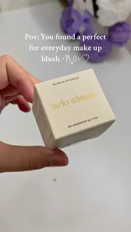 Long-wearing and buildable, our award-winning Blush & Lip Cream in Delicate melts into the skin giving a smooth finish and a healthy rosy glow.💕💫 📱: @Maki ౨ৎ  🛍 Shop Delicate! #LuckyBeauty #LuckyBeautyCharms #LuckyBeautyBlushLipCream #fyp #foryoupage #makeupph 