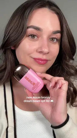 try on of the new kosas dream beam spf 40 in shade sunlit ✨✨ #kosas #kosasdreambeam #spf #bronzydrops #tan #tintedspf #kosasspf 