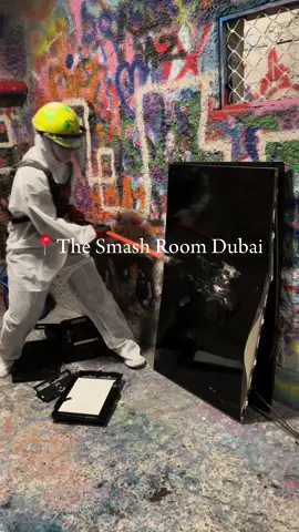 Incredible experience @The Smash Room #fyp #dubai 
